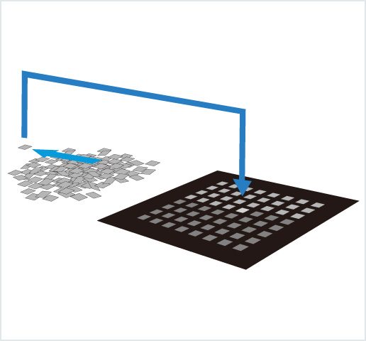 ［Image］Tray setter： 小尺寸单片用托盘排列机